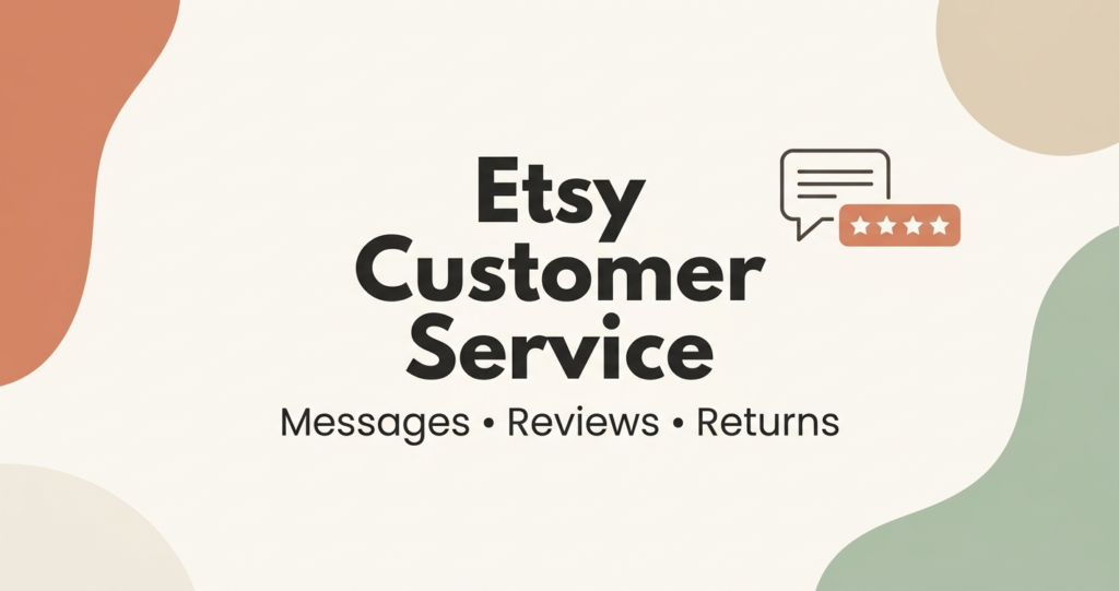 Etsy customer service guide for beginners